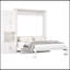 Lit escamotable avec 2 tablettes de rangement latérales, lit escamotable mural avec bureau, parfait pour chambre d'amis, bureau, bureau-79758939