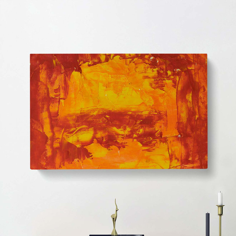 Abstract Art Painting Vol.412 by S.Johnson - Wrapped Canvas Painting, 40cm H x 60cm W x 3cm D