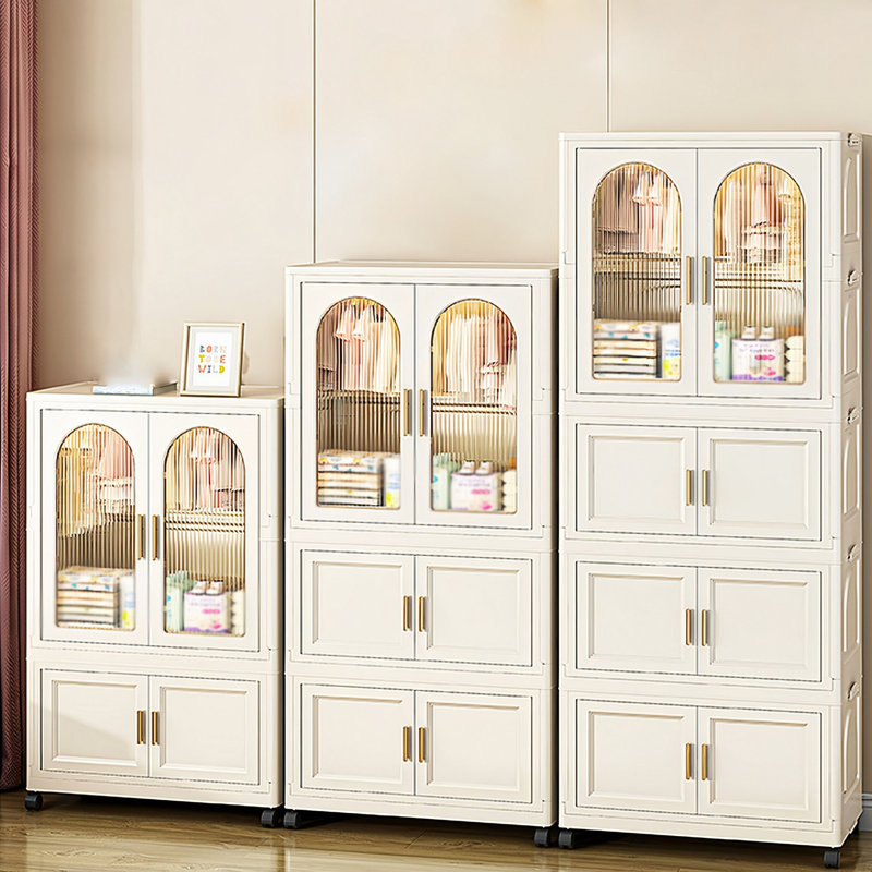 Plastic Storage Cabinet with Wheels