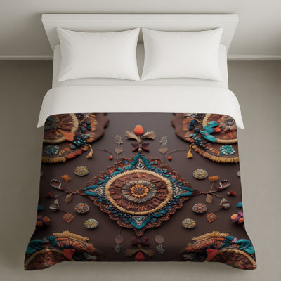 Housses de couette en tissu complexe Mandala