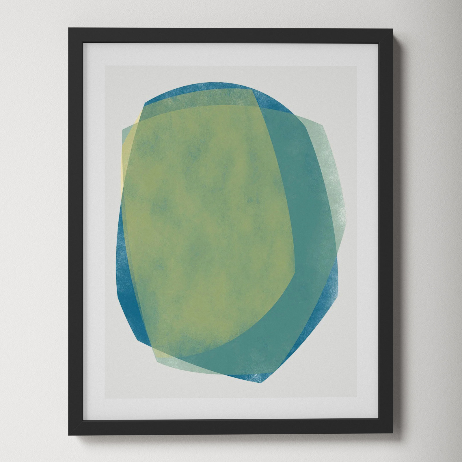 Didi "Eclipse 5" Painting by Jacques Pilon, Black, 20" H x 16" W