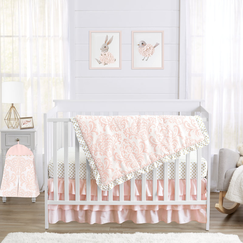 Ensemble de literie pour lit de bébé 4 pièces Amelia