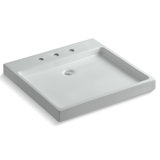 Purist® Ceramic Rectangular Drop-In Bathroom Sink