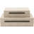 Sagala Set Of 2 Ivory Shagreen Decorative Boxes With Handles, Faux Leather Jewellery Boxes Modern Storage Boxes Photo Boxes Memory Boxes Home Organizer Box
