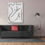 «Sitting Woman» par Yass Naffas Designs, estampe numérique sur toile-156135628