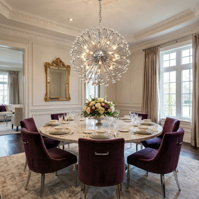 Grand lustre céleste 25 lumières