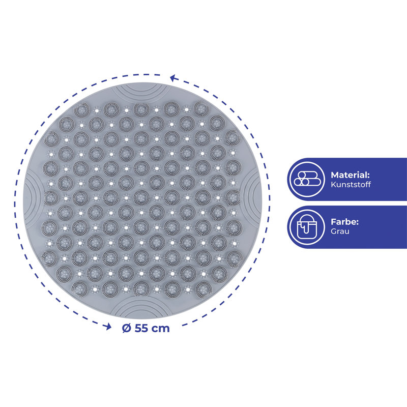 Bearick Polyvinyl Chloride Non-Slip Shower Mat
