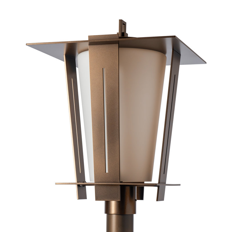 Linea Outdoor Lantern Post Light, Coastal Bronze