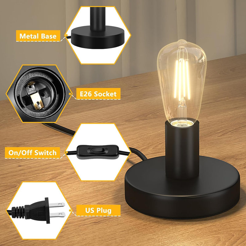 Forhad Metal Lamp Base Lamp