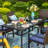 Leonard 6 - Person Patio Dining Set with Rectangular Table , Cushions Included-1082870269-1079741197