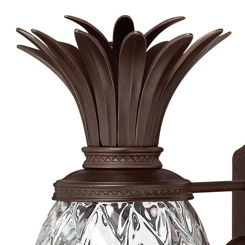 Plantation Copper bronze 1- Light Outdoor Wall Lantern
