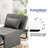 Cimino Upholstered 28'' Reclining Sofa Bed-1019675299