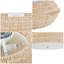 Plafonnier encastré naturel en bambou Boho