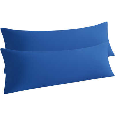 Taie d'oreiller corporelle en microfibre hypoallergénique 2 pièces
