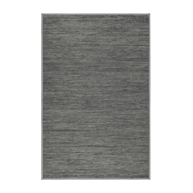 Machine Washable Solid Brown Area Rug, Rectangle 2' x 3'