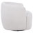 Eadey Faux Sheepskin Upholstered Swivel Chair Natural-915766414