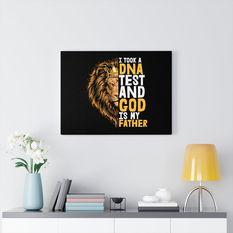God Is My Father - Wrapped Canvas Print, 28cm H x 36cm W