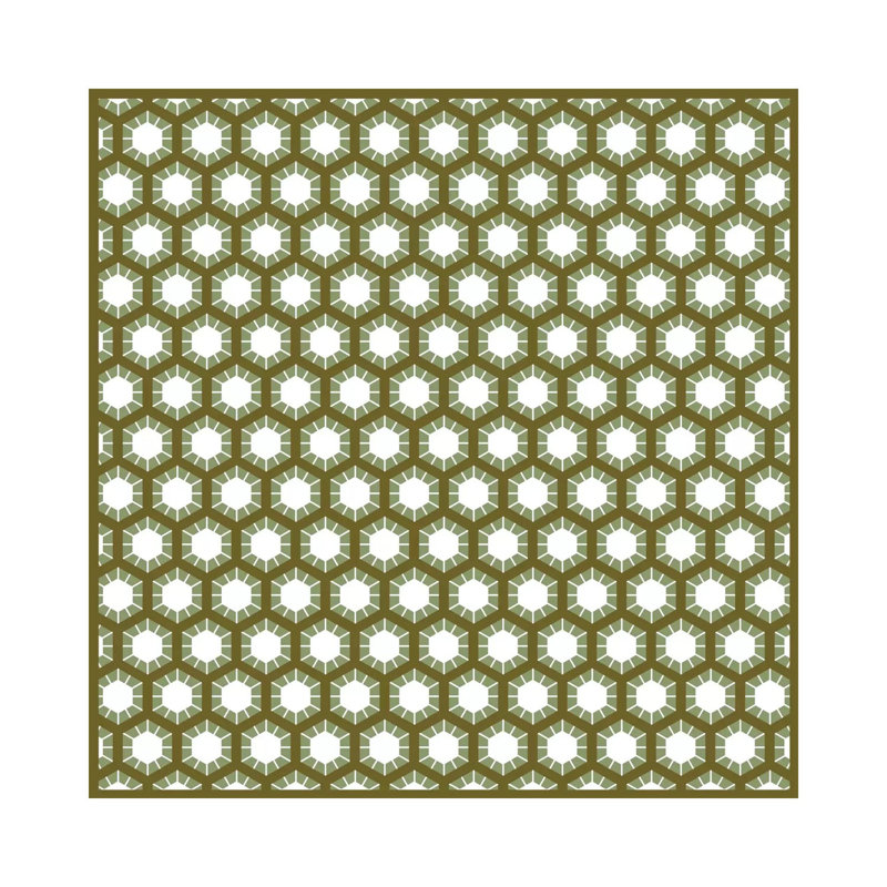 Honeycomb by 5by5collective - Wrapped Canvas Print, 45.72 cm H x 45.72 cm W x 3.175 cm D