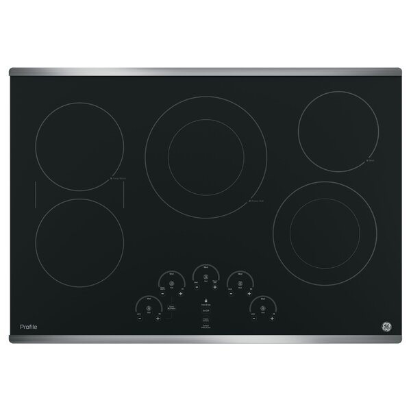 GE Profile 29.75 Electric Cooktop with 5 Burners Finish: Stainless Steel PP9030SJSS