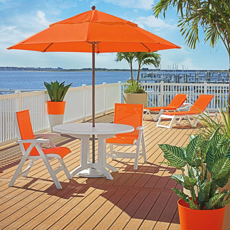 Chaise de plage pliante Jamaïque, Orange
