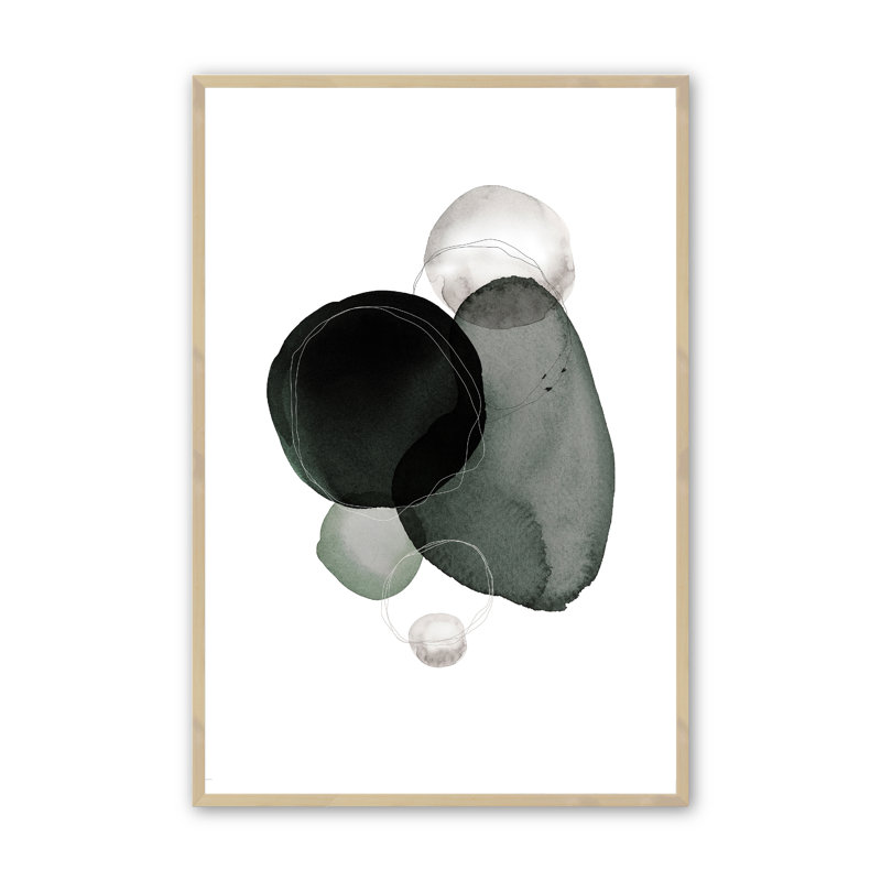 «Wirtz Expression Of Hope No. 1», reproduction encadrée sur papier par Incado, H 36 po x l 24 po x P 1,25 po, Érable brut