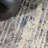 CK022 Infinity  Abstract Ivory/Gray/Blue Area Rug-83622330