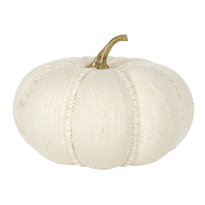 14" COTTON SHIMMER PUMPKIN
