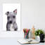 «Mixed Breed Puppy» par Watercolor Luv - reproduction d'art-52940477-52940478-52940479