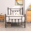 Double Metal Bed Frame with Headboard-1690835540-1690835539