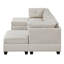 Canapé modulaire réversible avec repose-pieds Ashwell-778765308