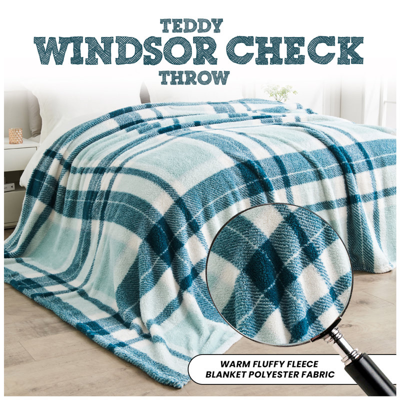  Standard Throw Blanket, Green, W130 x L180cm