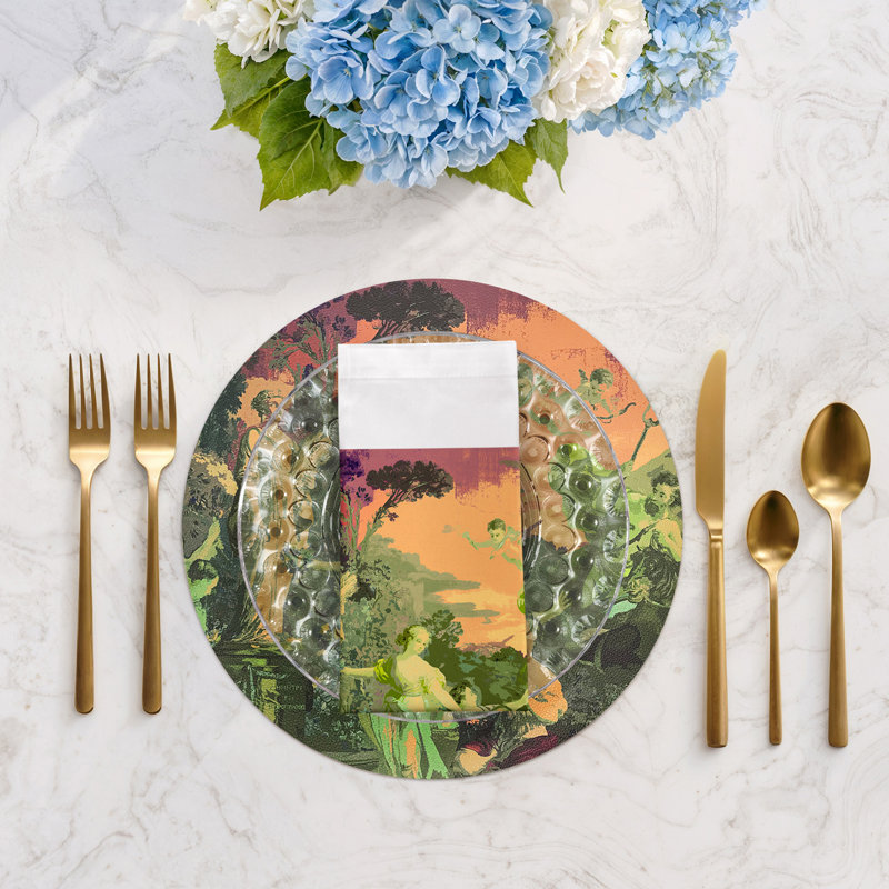 Serviettes de table en satin de coton Chypre
