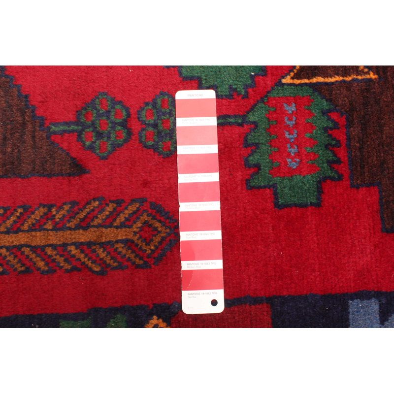 Rizbaft Red Rug 3'5" x 6'7"