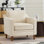 Fauteuil d'appoint moderne en chenille rembourré l 32 po Azriah