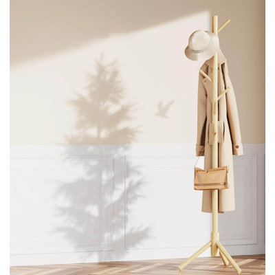 Koyali Freestanding 8 - Hook Coat Rack