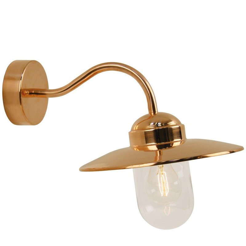 Luxembourg 27cm H Outdoor Barn Light, Copper 