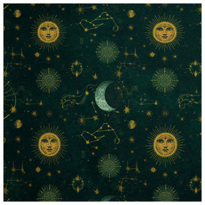 Édredon Celestial Sun Moon Stars