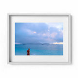 Caribbean Blue Print by Joseph Regan
