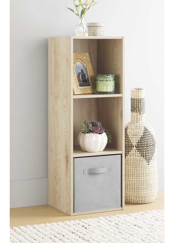 3-SECTION CUBE ORGANIZER-WHITE OAK