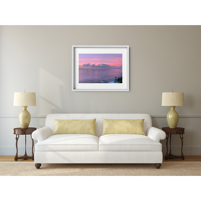 Distant Sky Print by Joseph Regan, White, 26" H x 36" W x 0.75" D
