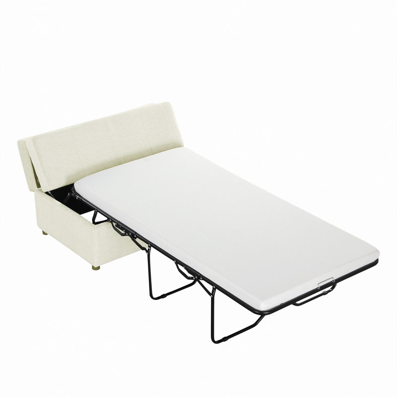 Lit escamotable pliant avec lit d'invité convertible et matelas