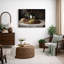«Rustic Wine and Grapes Still Life», œuvre d'art classique, impression sur toile encadrée-126030581-126030585