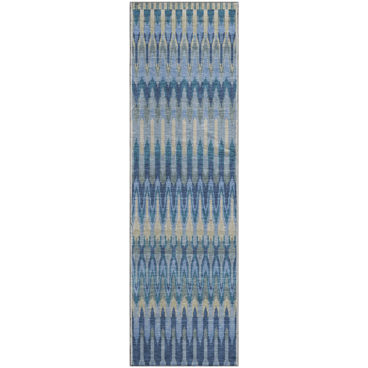 Premium Machine Washable Prisco Denim Rug