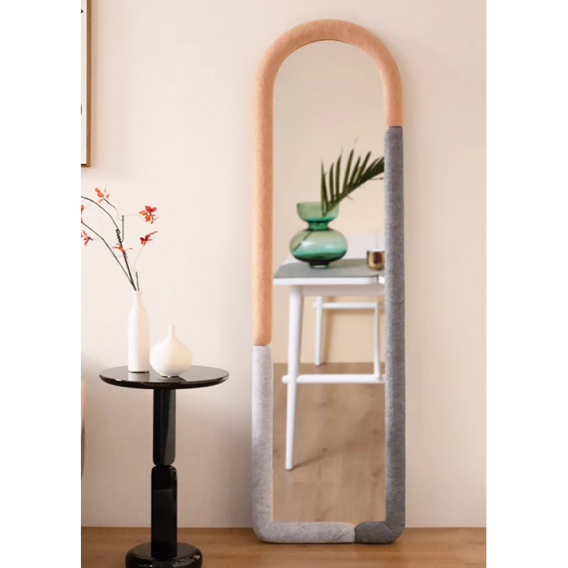 Miroir mural Nordic Minimalist, Rose / Gris