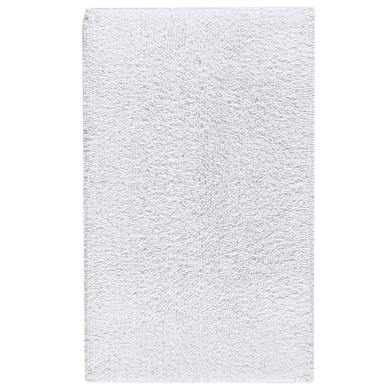 Tapis de bain antidérapant Dinuba, Blanc arctique, L 21 po x L 34 po
