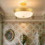 Plafonnier semi-encastré 3 lumières Mid-Century
