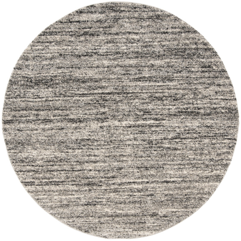 Stephaine Performance Solid Color Rug, Round 6'