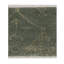 Tapis vert thym 2 pi x 2 pi, design moderne, ton sur ton, laine et soie, noué à la main, échantillon, carré, tapis, tapis oriental