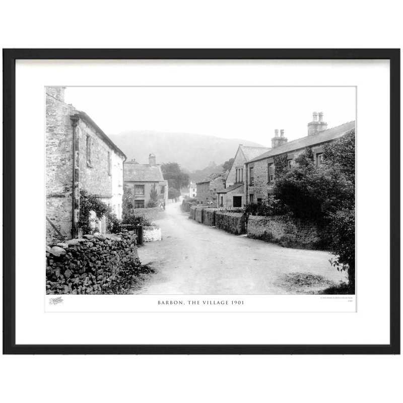 Barbon, The Village 1901 by Francis Frith - Single Picture Frame Print, 28cm H x 36cm W x 2.3cm D