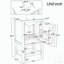 Meuble-lavabo simple 20 po avec plateau en céramique Frere-1543430181